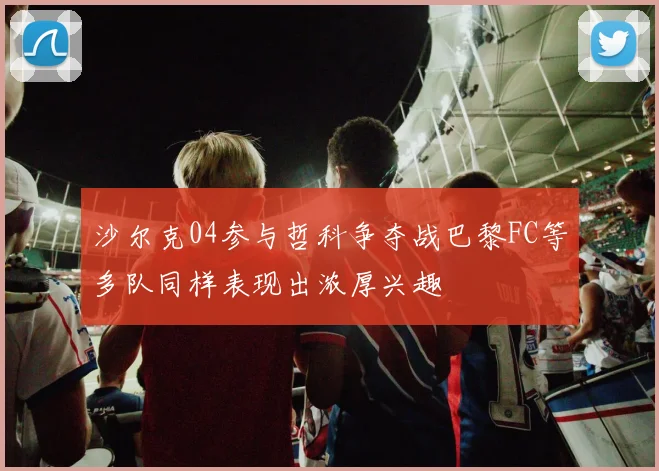 沙尔克04参与哲科争夺战巴黎FC等多队同样表现出浓厚兴趣